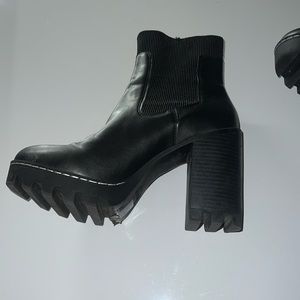 H&M Black High Heeled Boots.